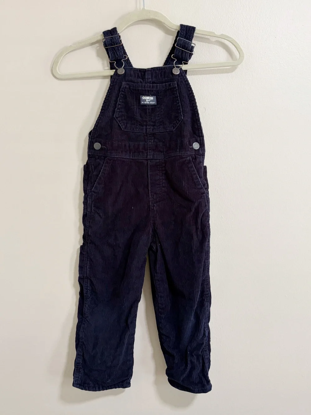 OshKosh B'gosh Navy Corduroy Kids Overalls Size 4T